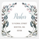 Search for blue and white floral stickers Botanical