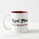 Search for mens athlete mugs Badminton player