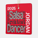 Search for salsa christmas tree decorations Dancer