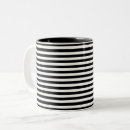 Search for black and white stripes mugs Pattern