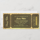 Search for golden tickets Retro party ticket