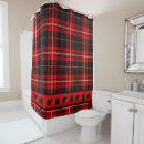 Search for cabin shower curtains Red