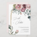 Search for dusty rose and gold wedding invitations Flowers