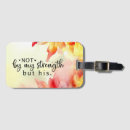 Search for christian luggage tags Bible verse