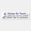 Search for unicorn bumper stickers Humour