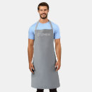 Search for professional aprons Typography