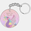 Search for magical unicorn key rings Glitter