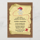Search for treasure map birthday invitations Boys