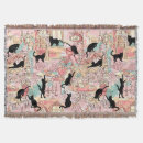 Search for cute cat blankets Girly