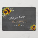Search for sunflower bridesmaid cards Be my bridesmaid
