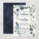 Search for anemone invitations Navy blue