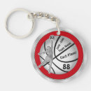 Search for red and silver rounded key rings Senior
