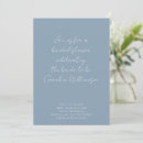Search for dusty blue bridal shower invitations Chic