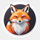 Search for fox design stickers Wildlife