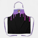 Search for purple glitter aprons Modern