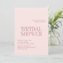 Search for blush bridal shower invitations Minimalist