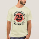 Search for 25th anniversary tshirts Husband and wife