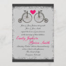 Search for bike wedding invitations Heart