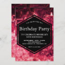 Search for gemstone birthday invitations Adult