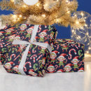Search for elves wrapping paper Festive