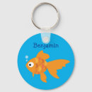 Search for gold fish key rings Water