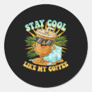 Search for for coffee lovers stickers Retro