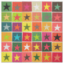 Search for retro christmas fabric Stars