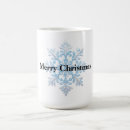 Search for blue and white snowflakes mugs Winter