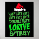 Search for hate christmas posters Santa