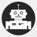 Search for retro robot stickers Sci fi