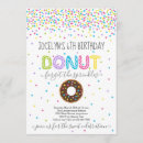 Search for rainbow sprinkles birthday invitations Doughnut