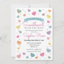 Search for candy heart baby shower invitations A little sweetheart