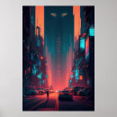 Search for futuristic city posters Modern