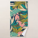 Search for tropical bath towels Retro