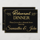 Search for classy dinner invitations Gold