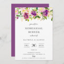 Search for summer rehearsal dinner invitations Floral