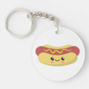 Search for hotdog key rings Mustard