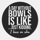 Search for funny bowling stickers Lawn