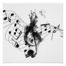 Search for black and white music posters Elegant