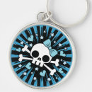 Search for cute skull key rings Crossbones
