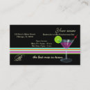 Search for bar owner business cards Bartender