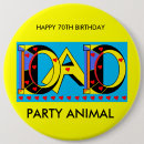 Search for 70th birthday badges Fun