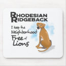 Search for rhodesian mousepads Dog