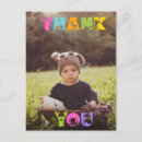 Search for kids birthday party thank you cards Colourful