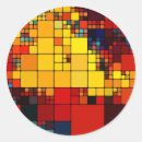 Search for vibrant abstract stickers Colourful