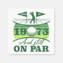 Search for funny 50th birthday napkins Golfer