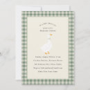 Search for mother goose invitations Gingham