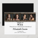 Search for sophisticated graduation invitations Black and gold