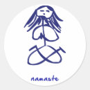 Search for girl exercising stickers Yoga