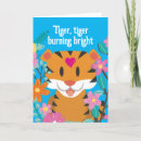 Search for tiger valentines day cards Romance